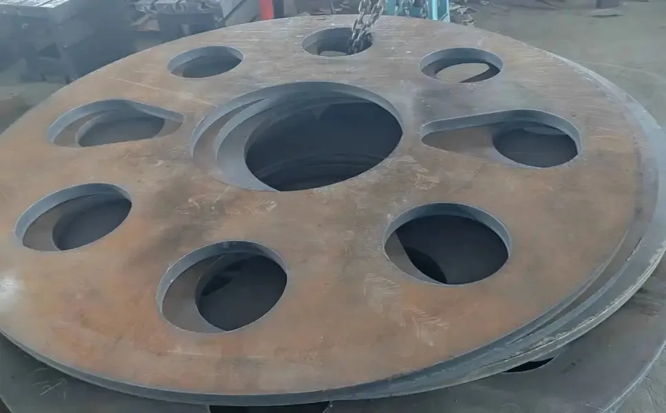 S355G9+N 高强钢加工实拍图